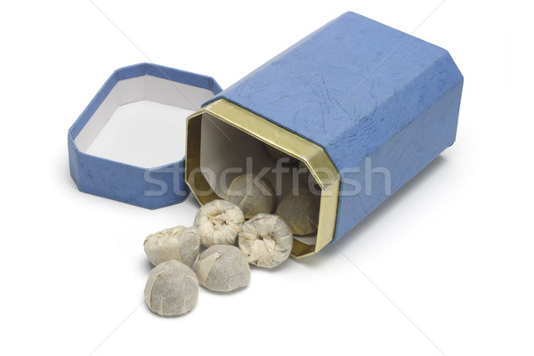 Chinese tea blocks wrapped in paper Stock photo © dezign56