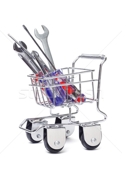 Shopping cart and hand tools Stock photo © dezign56