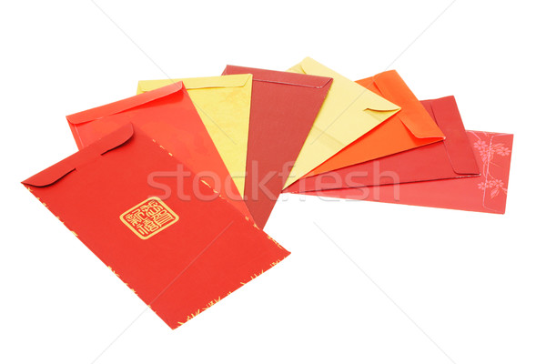 Eight Chinese new year red packets Stock photo © dezign56