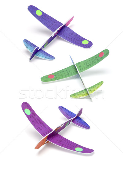 Colorful Styrofoam toy planes Stock photo © dezign56