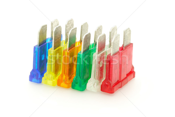 Automobilowy kolorowy przemysłowych kolor obwodu bezpieczeństwa Zdjęcia stock © dezign56