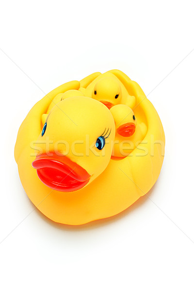 Rubber duck and ducklings Stock photo © dezign56