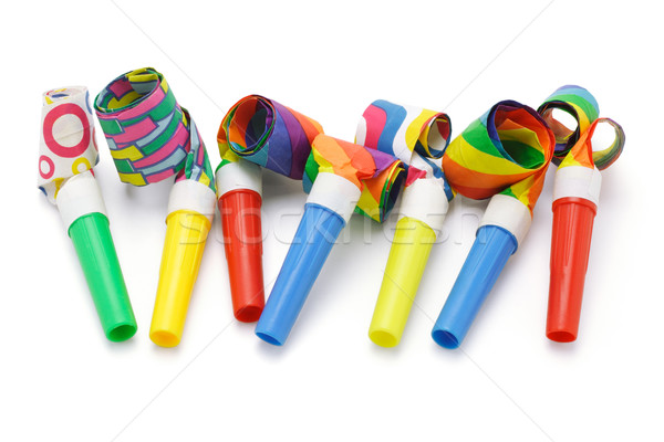 Colorful party blowers Stock photo © dezign56