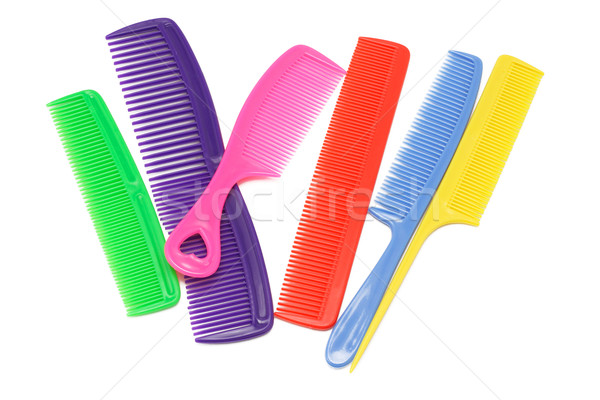 Assorted multicolor plastic combs  Stock photo © dezign56