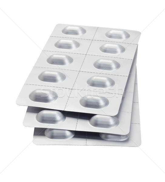 Medicina bolha pacote droga empacotar Foto stock © dezign56