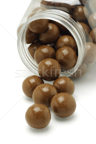 Chocolate balls Stock photo © dezign56