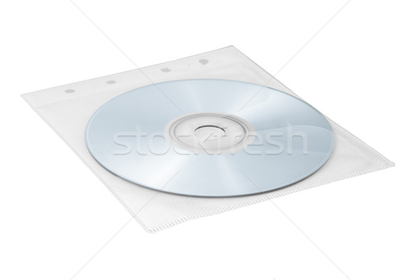 Compact disc plastica tecnologia film digitale busta Foto d'archivio © dezign56