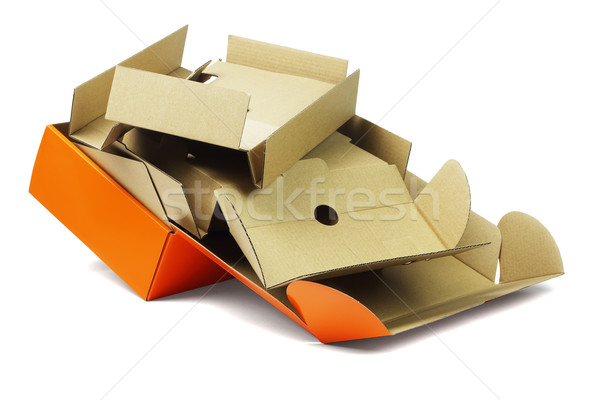 Package Box and Packing Cardboards  Stock photo © dezign56