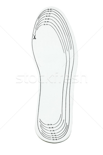 Reglabil dimensiune pantof număr confort material Imagine de stoc © dezign56