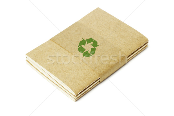 Thread Sew Books with Recycled Symbol Stock photo © dezign56