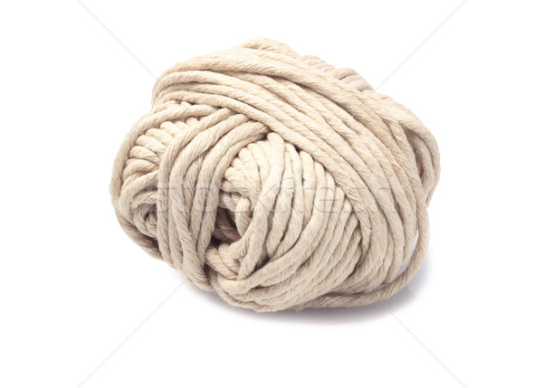Rollen Seil weiß Baumwolle Objekt Thread Stock foto © dezign56
