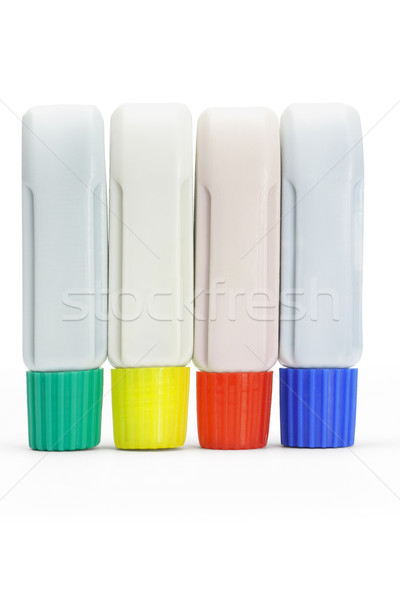 Four tubes of color paints  Stock photo © dezign56