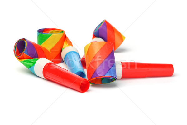 Multicolor party blowers  Stock photo © dezign56