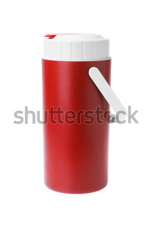 Red Plastic flask Stock photo © dezign56