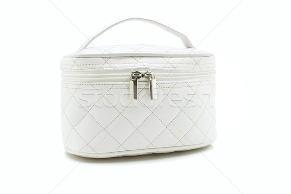 Bianco bellezza bag gestire sfondo pelle Foto d'archivio © dezign56