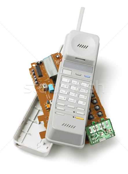 Wireless Telephone Handset Stock photo © dezign56