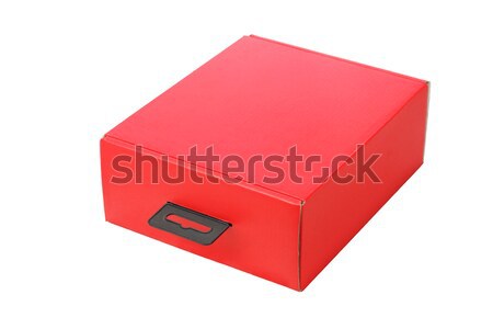 Red Paper Box Stock photo © dezign56