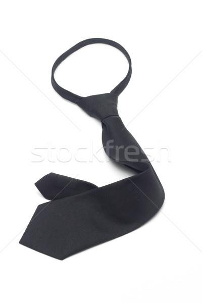 Black nylon necktie Stock photo © dezign56