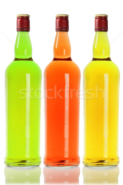 Zdjęcia stock: Kolorowy · biały · wina · grupy · pić