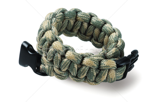 Stock photo: Para Cord Survival Bracelet