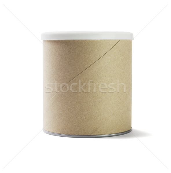 Papír karton konténer fehér textúra terv Stock fotó © dezign56