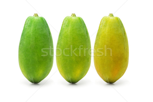 Ripening papaya fruits Stock photo © dezign56