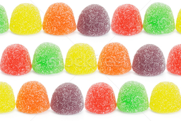 Stock photo: Multicolor soft jelly candies 