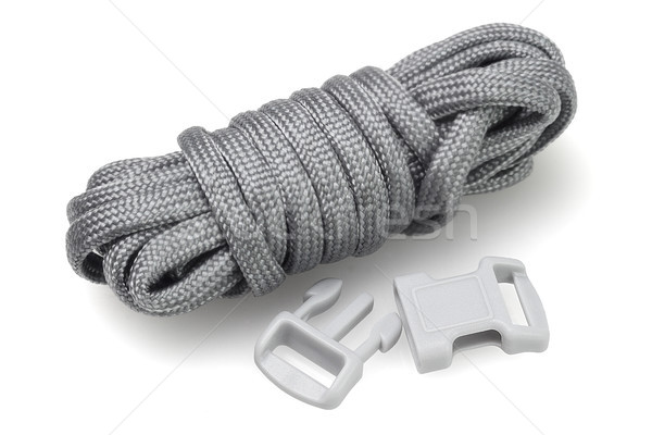 Cable supervivencia pulsera blanco moda Foto stock © dezign56