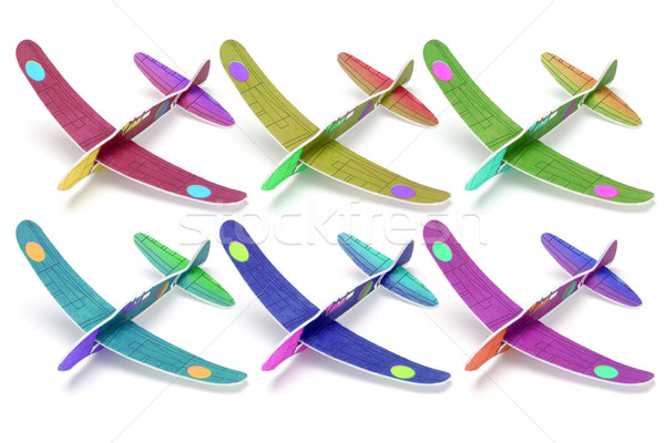 Styrofoam toy aeroplanes Stock photo © dezign56