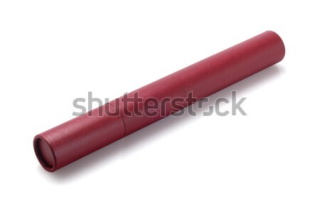 Piros tekercs konténer fehér érettségi irat Stock fotó © dezign56