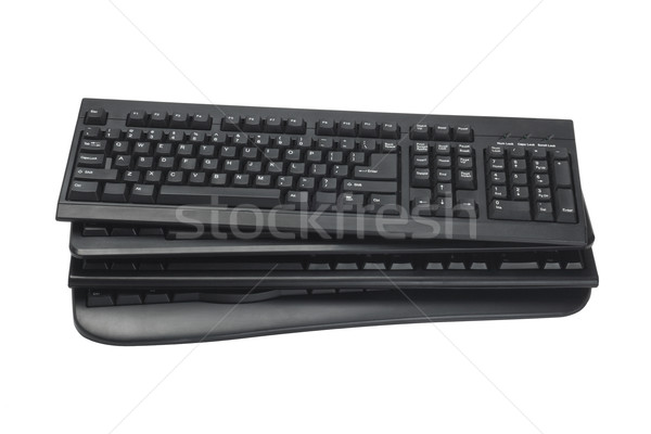 Foto stock: Preto · computador · tecnologia · teclado · chave