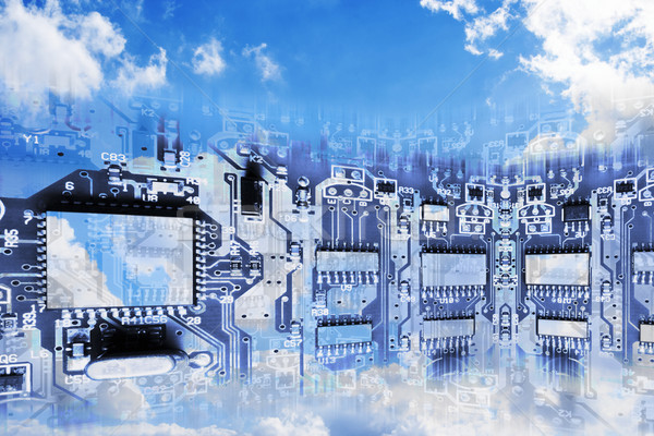 Conceptual Image of Cloud Computing  Stock photo © dezign56
