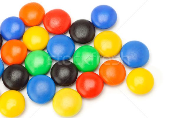 Colorful chocolate button candies Stock photo © dezign56