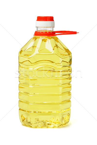 Stockfoto: Plastic · fles · behandelen · witte · voedsel