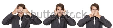 businessman -  no evil Stock photo © dgilder