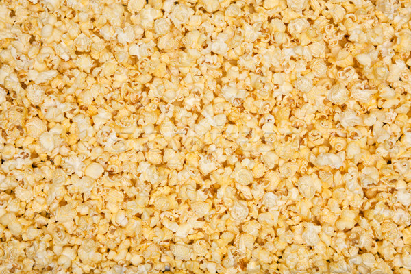 Stock photo: yellow popcorn background