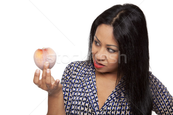Stock photo: Casual Latina - peach produce selection