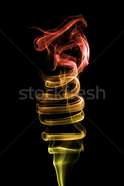 Abstract rook brand details vals Rood Stockfoto © dgilder