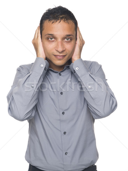 businessman - hear no evil Stock photo © dgilder