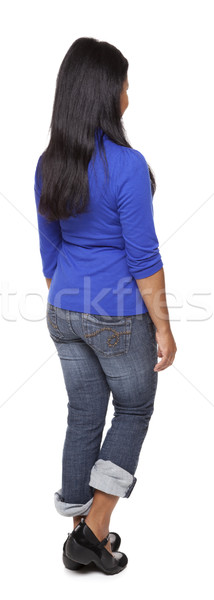 Casual Latina - rotation rear view Stock photo © dgilder