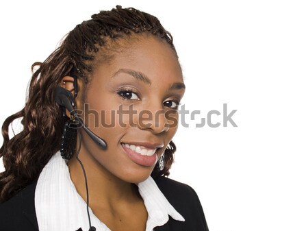 Businesswoman - Customer Service Stock photo © dgilder