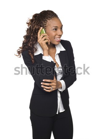 businesswoman - phone call Stock photo © dgilder