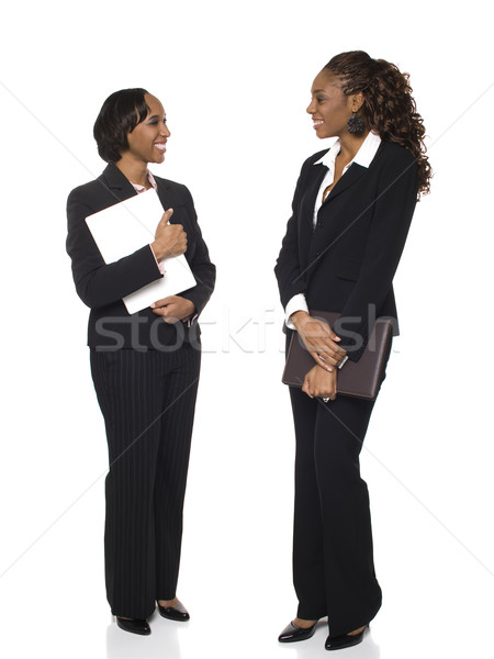 Businesswomen - Chatting Stock photo © dgilder
