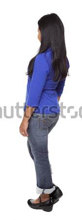 Casual Latina - rotation rear view Stock photo © dgilder