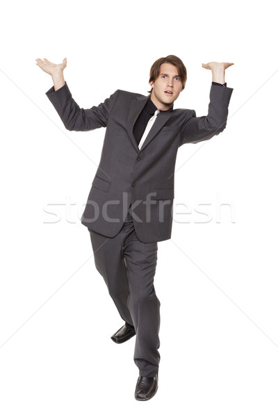 businessman - overhead burden Stock photo © dgilder
