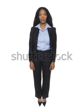 businesswoman - front views Stock photo © dgilder