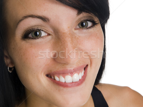 businesswoman - closeup smile Stock photo © dgilder