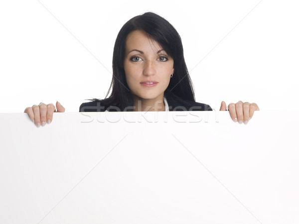 Isolated studio shot of a businesswoman Stock photo © dgilder