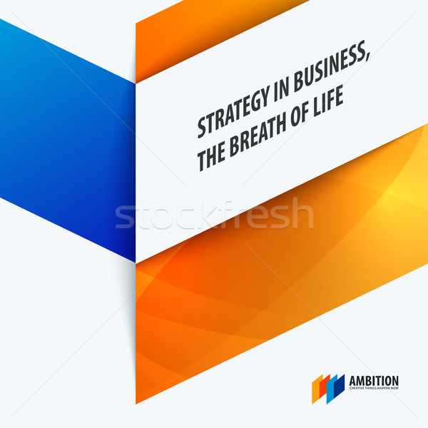 Business design of abstract vector elements for graphic template. Modern background Stock photo © Diamond-Graphics