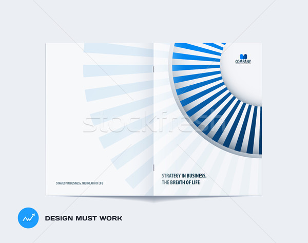 Abstract brochure design moderno catalogo coprire Foto d'archivio © Diamond-Graphics